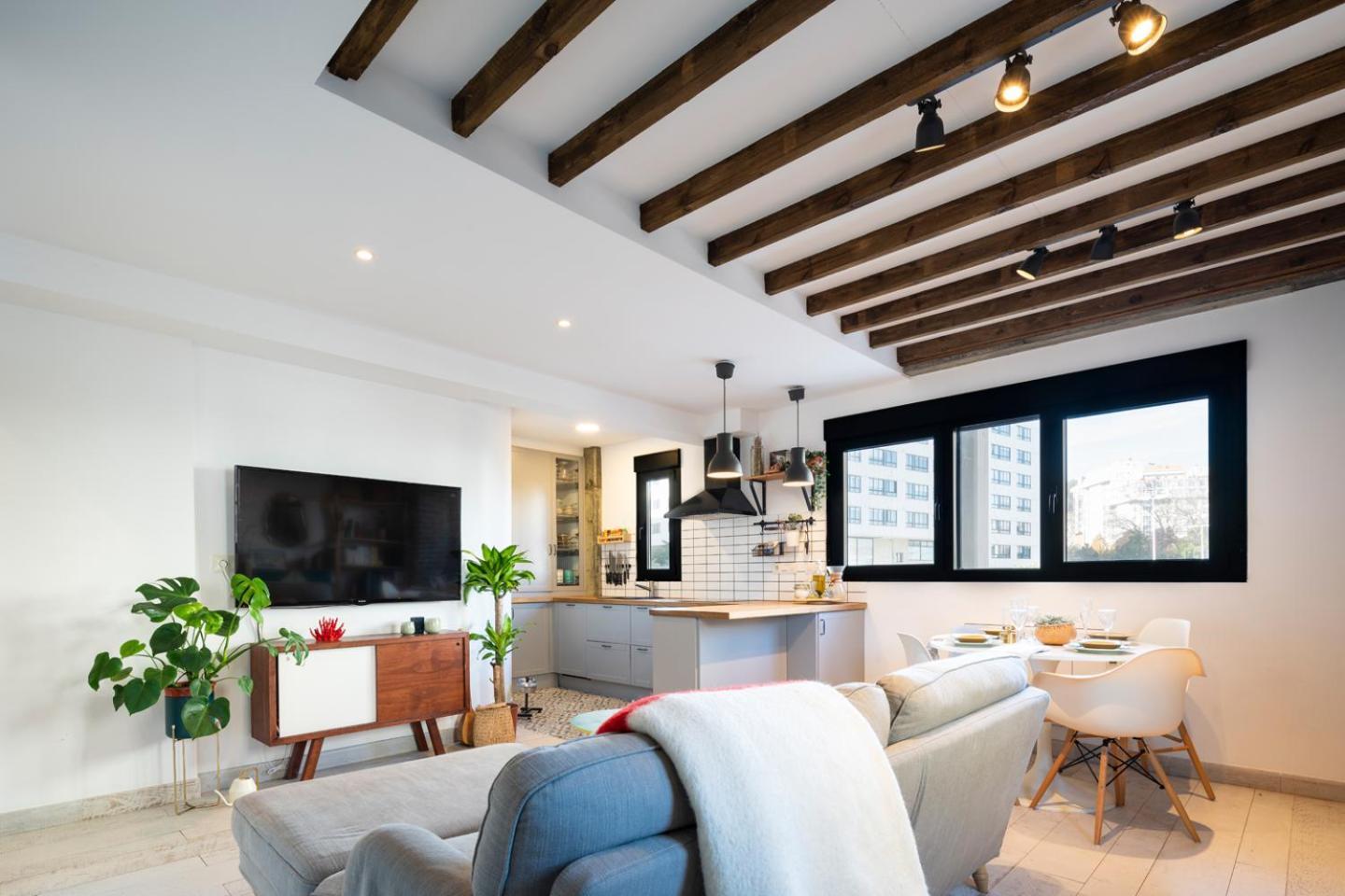 Duplex De Diseno Cerca De Riazor Daire A Coruña Dış mekan fotoğraf